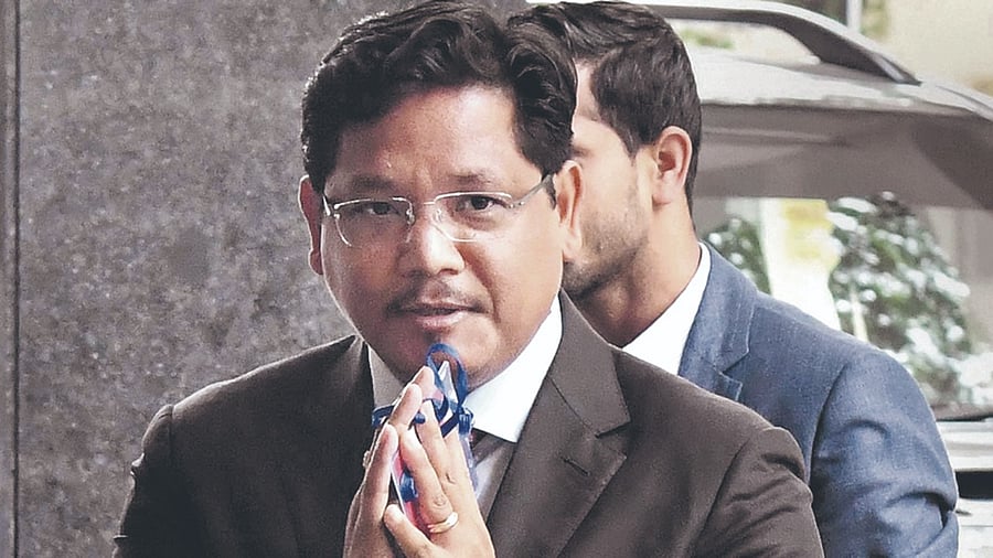 Conrad K Sangma. Credit: PTI Photo