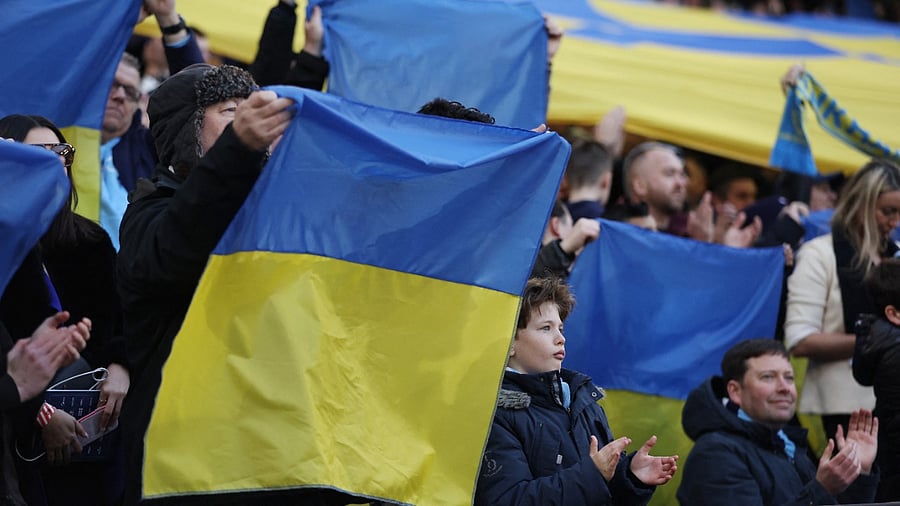 The Premier League said it would also donate £1 million ($1.3 million) to support the people affected by the war in Ukraine. Credit: Reuters File Photo