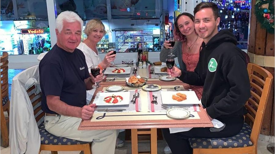 Christina Daragan last saw her parents physically during Ukrainian Christmas and New Year. Credit: Special Arrangement