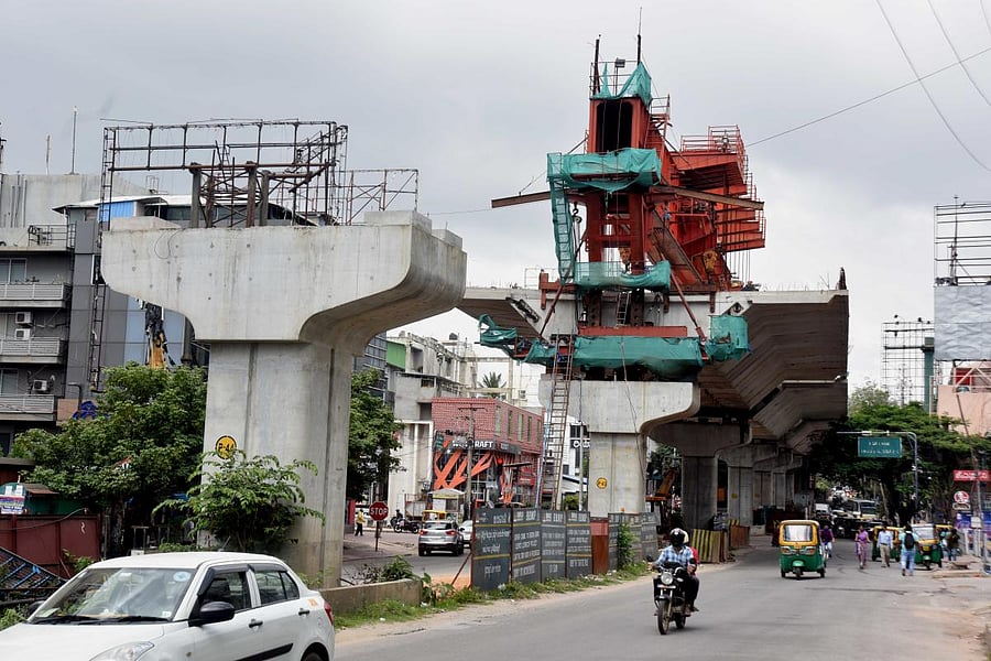Ejipura flyover. Credit: DH Photo
