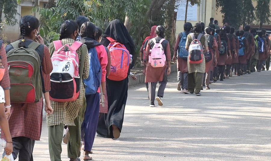 Gatherings, agitations and protests within 200 meters of educational institutions are banned. Credit: DH Photo