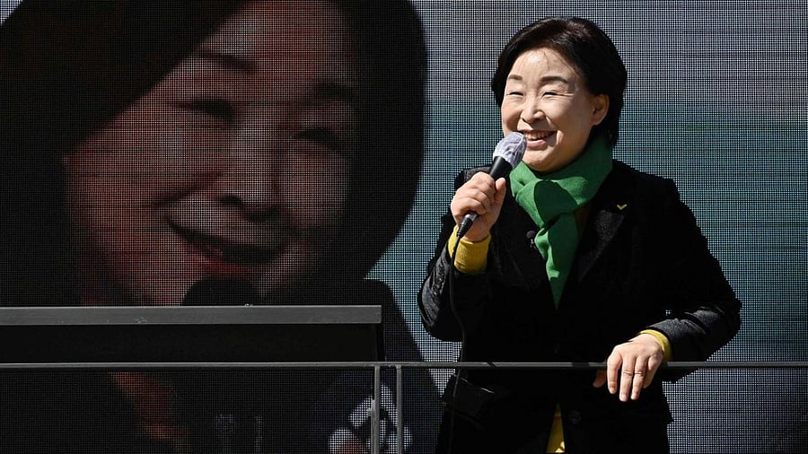 Sim Sang-jung is one of South Korea's most established woman politicians. Credit: AFP Photo