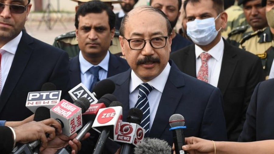 Foreign Secretary Harsh Vardhan Shringla. Credit: AFP Photo
