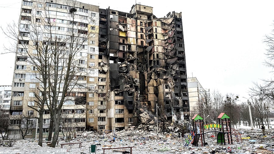The number of people fleeing the war flooding across Ukraine's borders to escape towns devastated by shelling and air strikes passed two million, in Europe's fastest-growing refugee crisis since World War II, according to the United Nations. Credit: AFP Photo