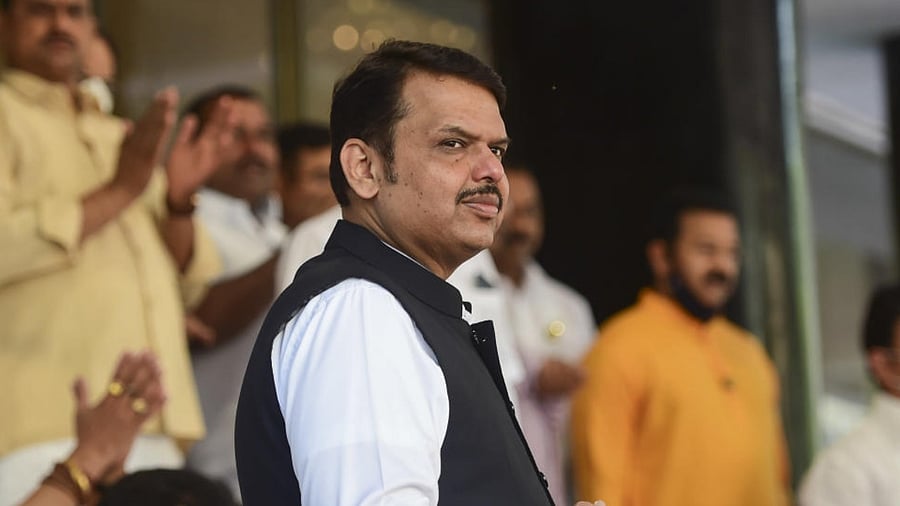 Former CM Devendra Fadnavis, Pravin Darekar, Kirit Somaiya, among others were detained. Credit: PTI Photo