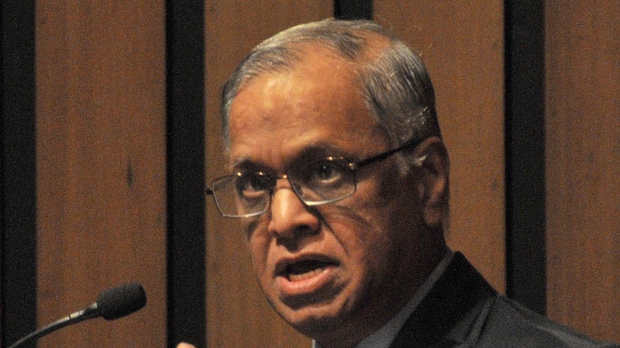 Infosys founder N R Narayana Murthy. Credit: DH File Photo/B H Shivakumar