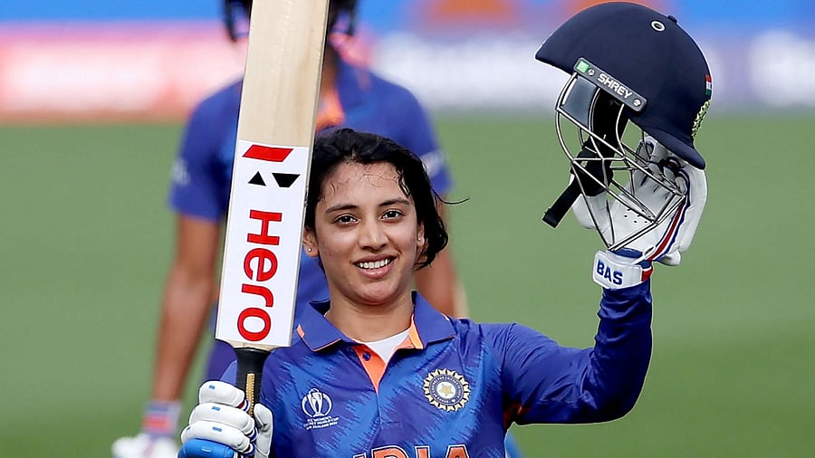 India opener Smriti Mandhana. Credit: AFP Photo