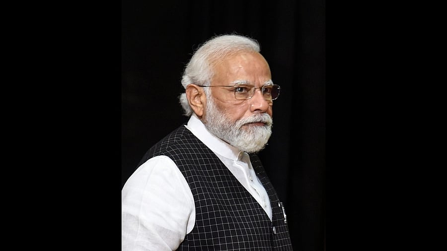 Prime Minister Narendra Modi during the BJP parliamentary party meeting, in New Delhi, Tuesday, March 15, 2022. Credit: PTI Photo