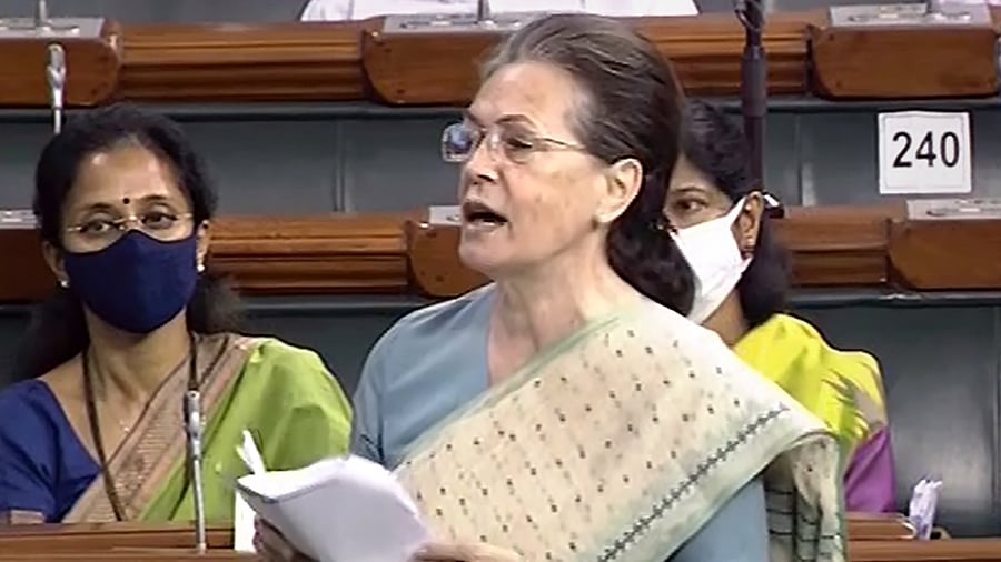 Congress president Sonia Gandhi. Credit: PTI Photo
