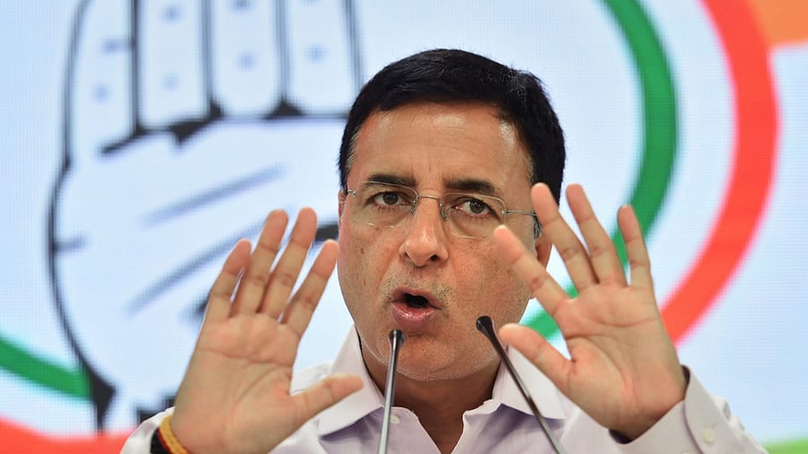 Congress chief spokesperson Randeep Surjewala. Credit: PTI File Photo