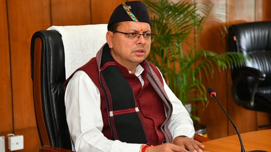 Pushkar Singh Dhami continues to be the frontrunner for the post of chief minister despite his defeat from Khatima. Credit: IANS File Photo