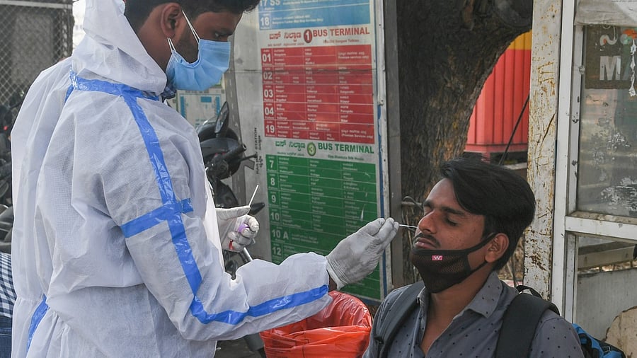 The positivity rate for the day was 0.29% and the case fatality rate was 4.71%. Credit: DH File Photo