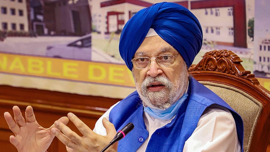 Petroleum Minister Hardeep Singh Puri. Credit: PTI Photo