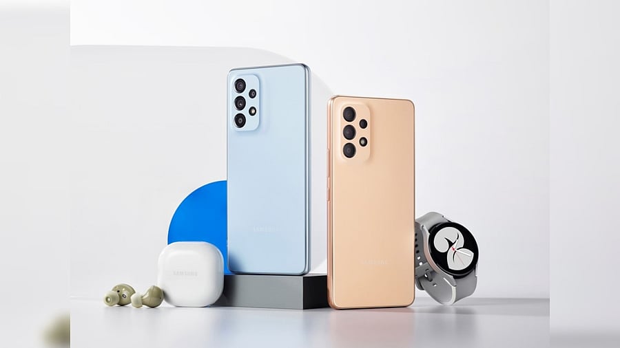 The new Galaxy A53 5G series launched in India. Credit: Samsung India
