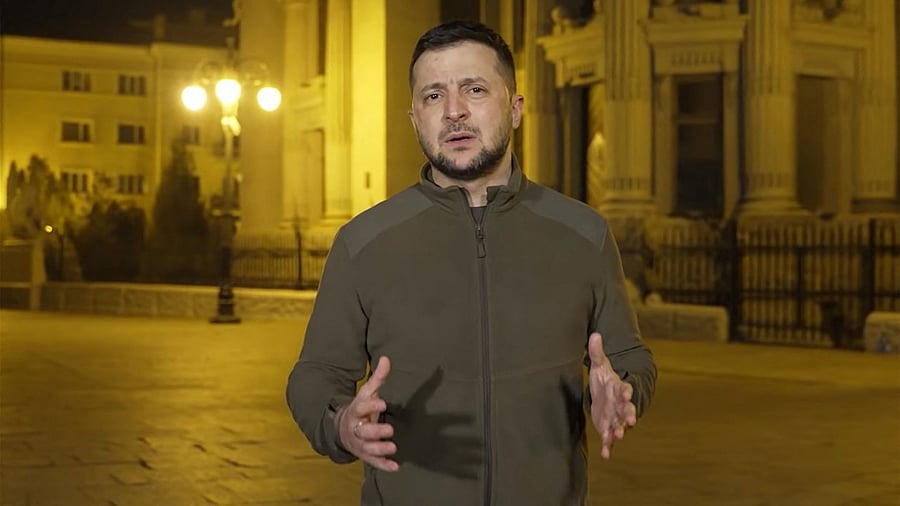 Ukrainian President Volodymyr Zelenskyy. Credit: AFP File Photo