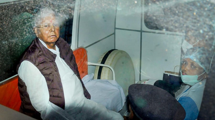 Rashtriya Janata Dal (RJD) Chief Lalu Prasad Yadav. Credit: PTI Photo