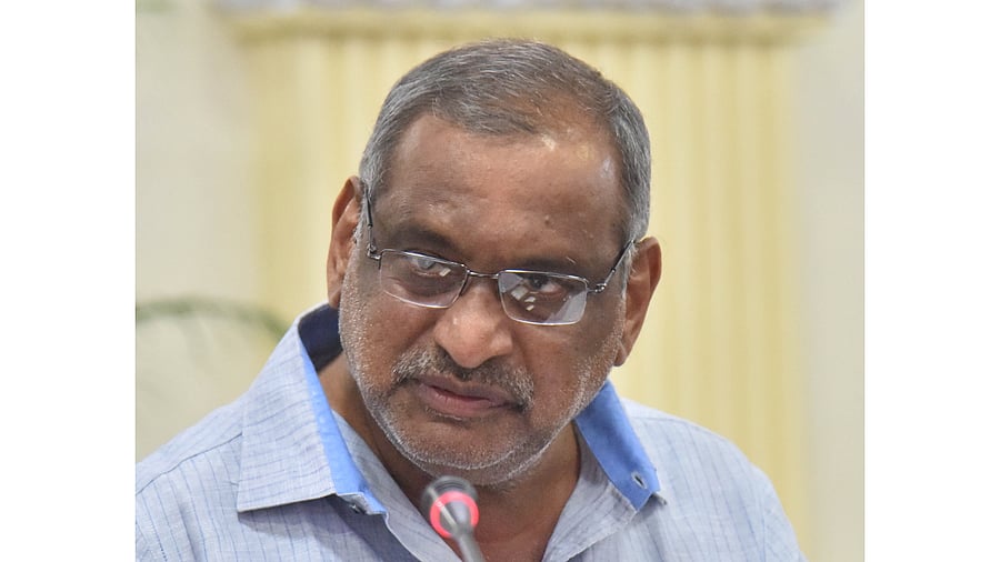 Karnataka Law Minister J C Madhuswamy. Credit: DH Photo