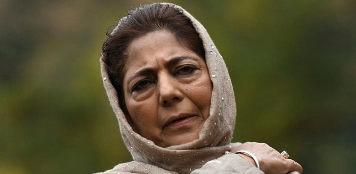 PDP president Mehbooba Mufti. Credit: AFP Photo