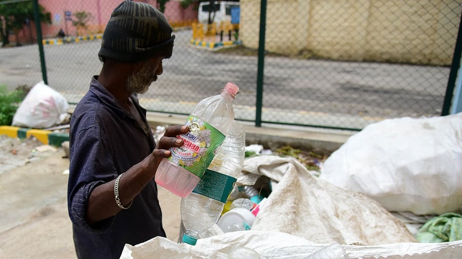 The BBMP wants to engage one agency for the collection of wet, dry and sanitary waste along with transporting leaves and clearing blackspots in a ward. Credit: DH Photo