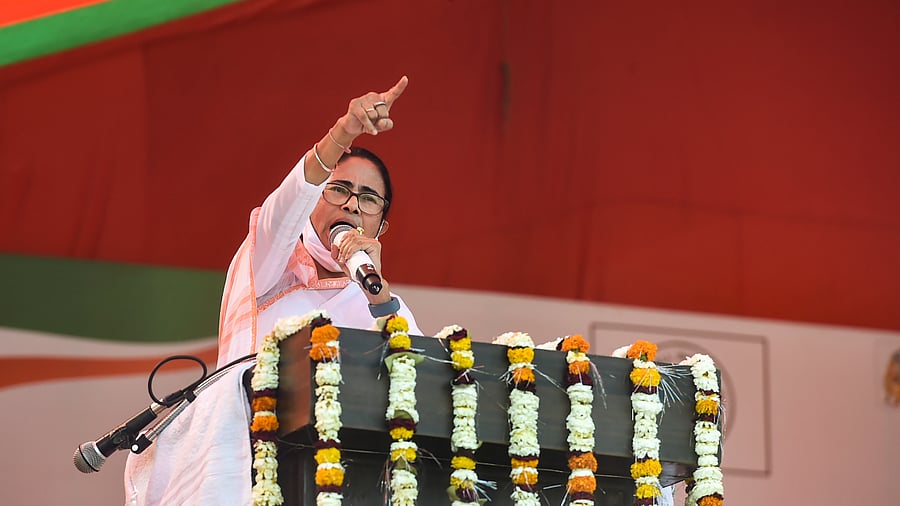 TMC Supremo and WB CM Mamata Banerjee. Credit: PTI Photo