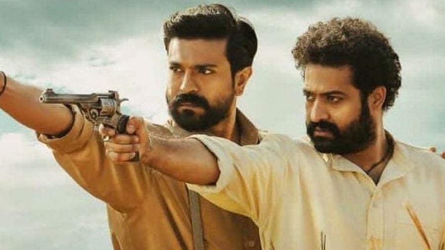 A still from RRR movie. Credit: IANS Photo