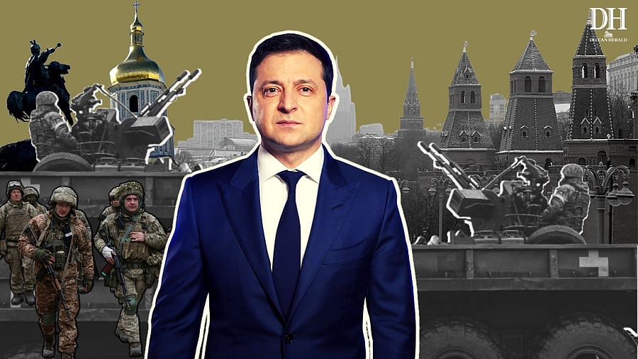 Ukraine President Volodymyr Zelenskyy. Credit: DH Creative