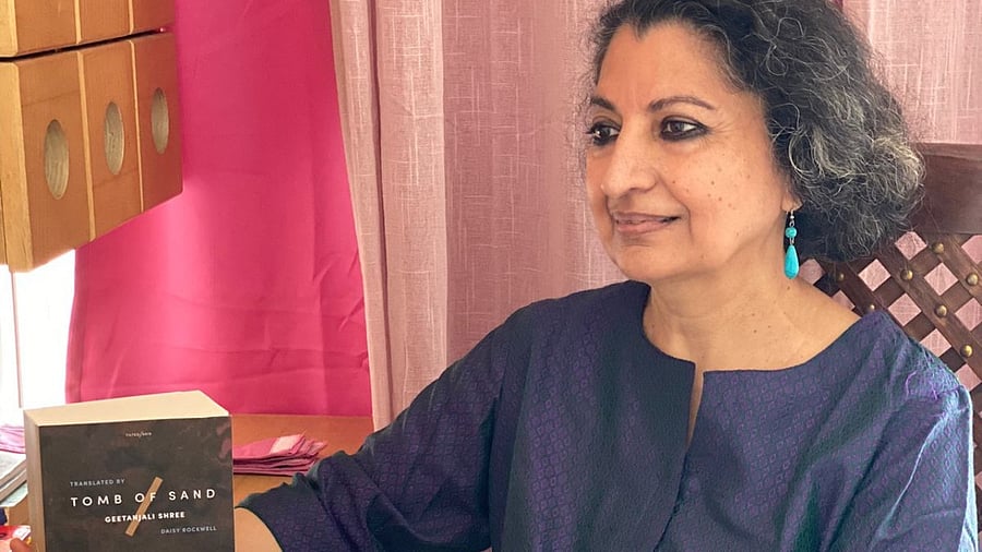 Geetanjali Shree. Credit: Jayanti Pandey