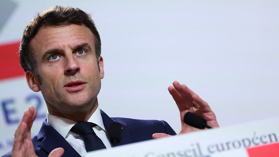 French President Emmanuel Macron. Credit: Reuters Photo