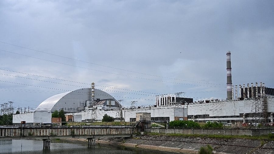 Russian forces seized the plant on February 24, the first day of the invasion. Credit: IANS Photo