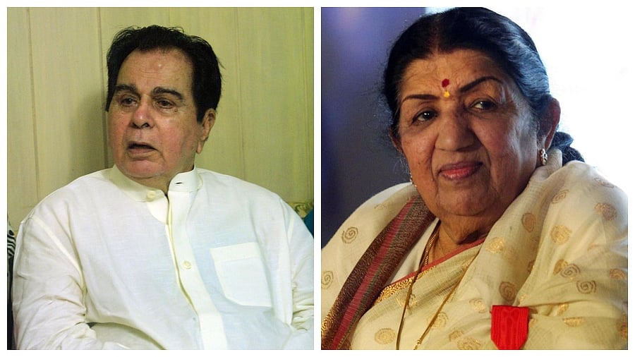 Dilip Kumar and  Lata Mangeshkar were an integral part of Indian cinema. Credit:  AFP Photo/AFP Photo