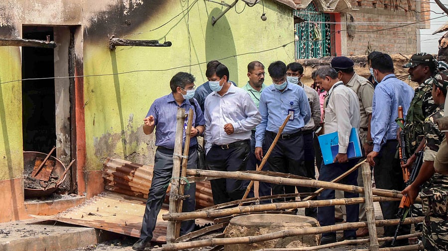 CBI investigates Birbhum violence. Credit: PTI Photo