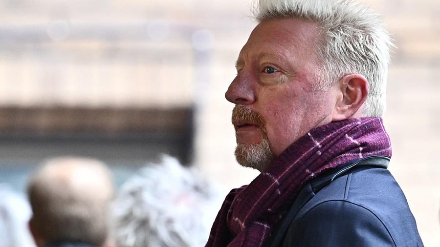 Former tennis player Boris Becker. Credit: AFP File Photo