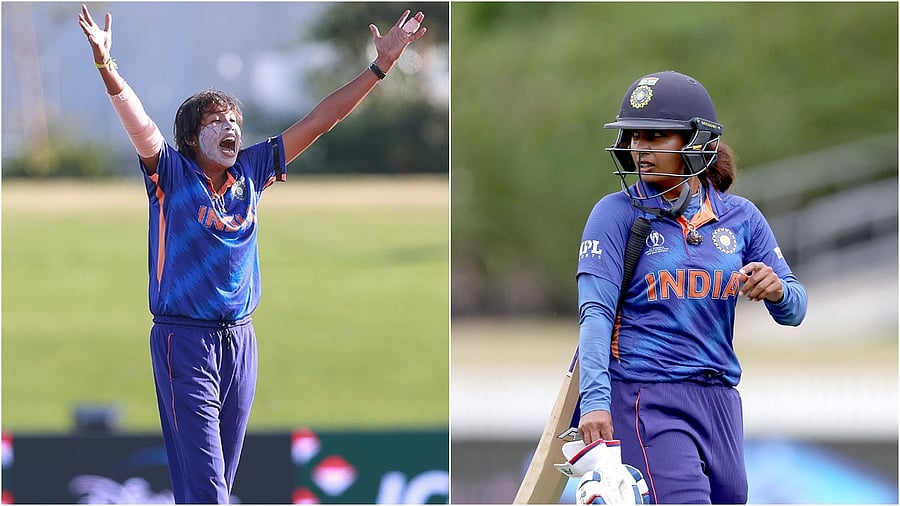 Jhulan Goswami, India skipper Mithali Raj. Credit: IANS, PTI Photos
