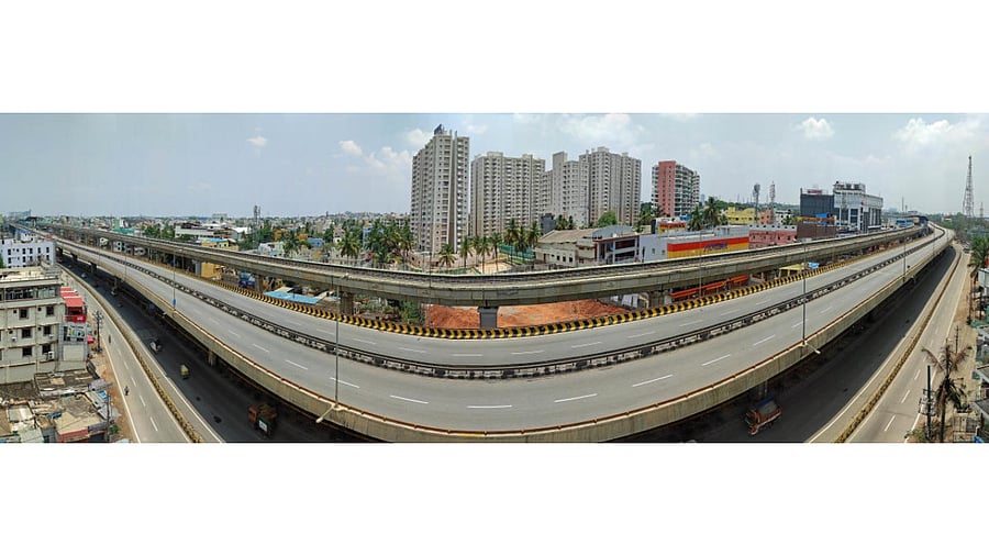 The PRR will link Tumakuru Road with Hosur Road. Credit: DH File Photo