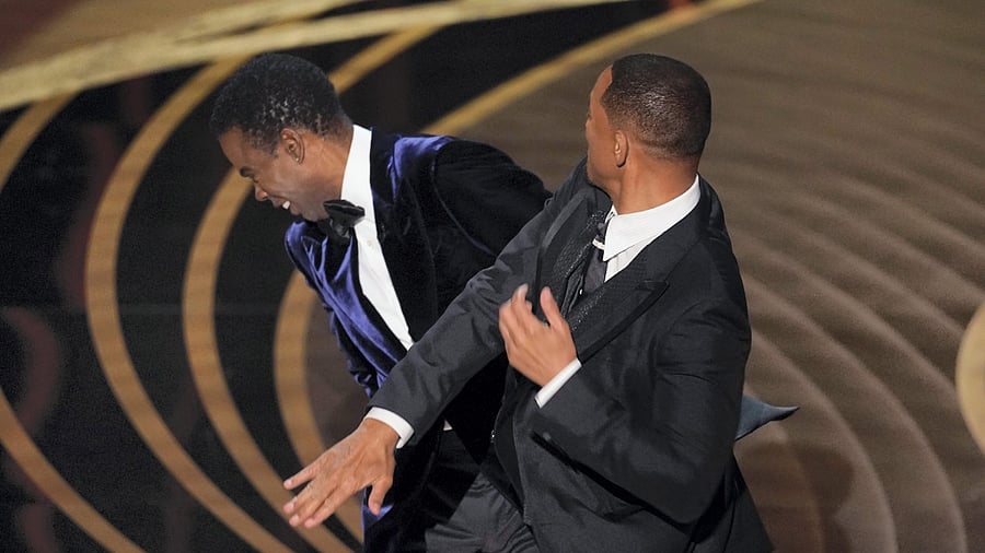 The incident at the Oscars. Credit: AP/PTI Photo