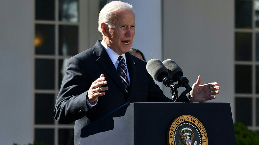 US President Joe Biden. Credit: AFP Photo