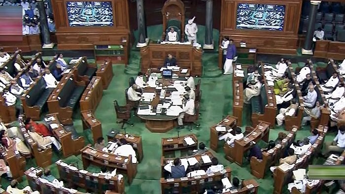 A view of the Lok Sabha during the Budget Session. Credit: PTI File Photo