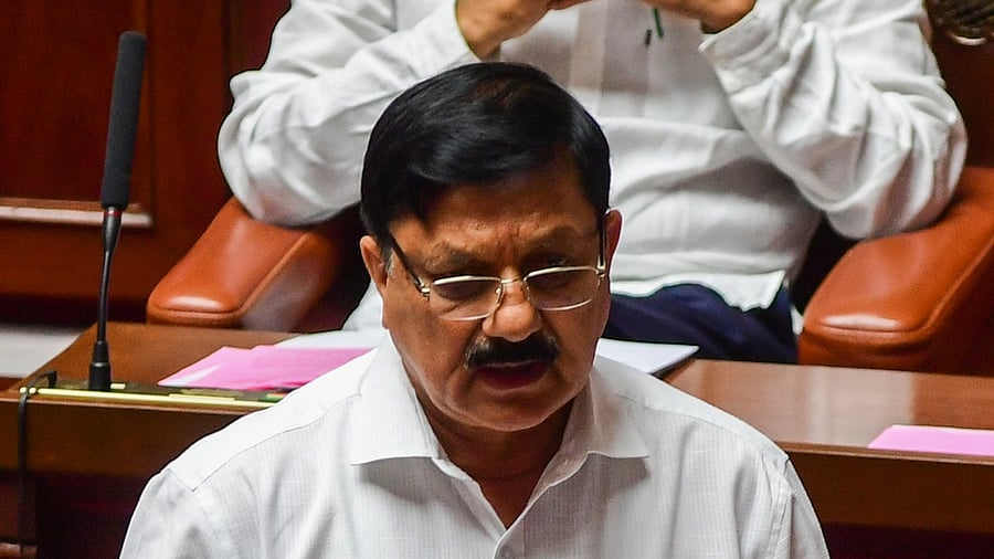 Karnataka Home Minister Araga Jnanendra. Credit: DH photo