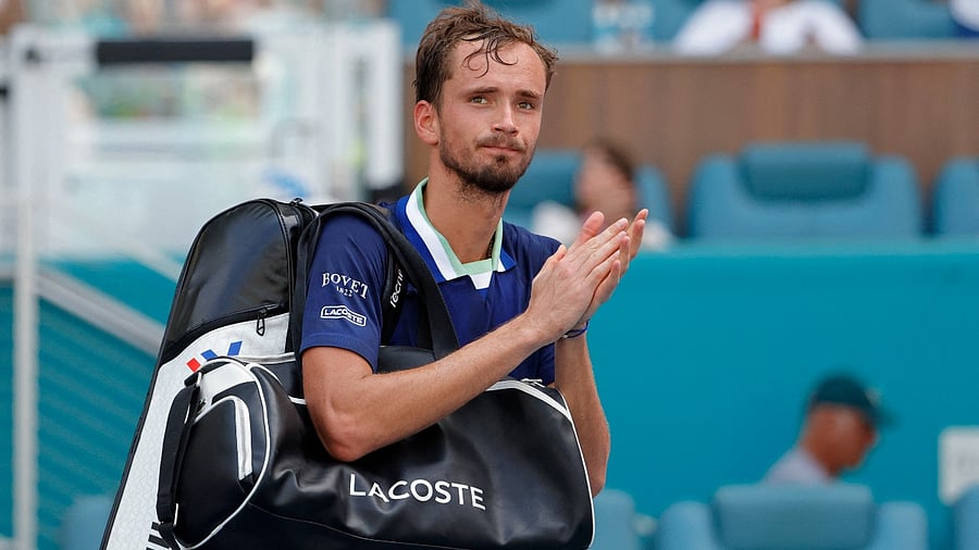 Daniil Medvedev. Credit: Reuters Photo
