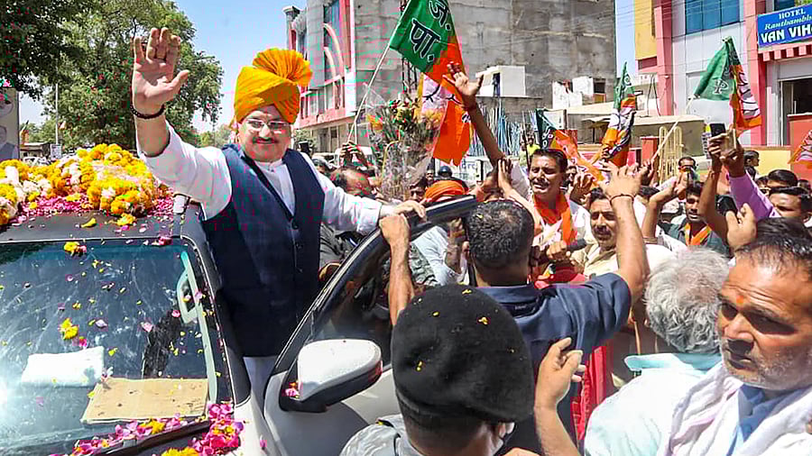 BJP National President J.P. Nadda. Credit: PTI Photo