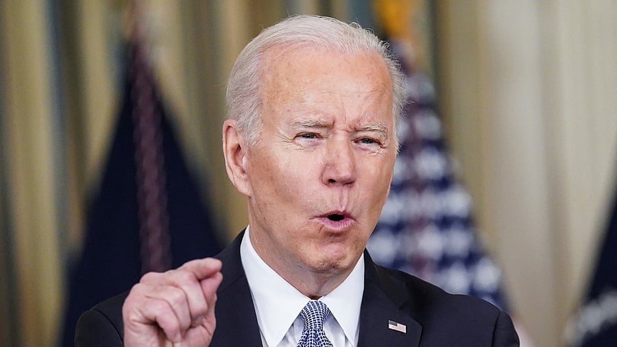 US President Joe Biden. Credit: Reuters File Photo
