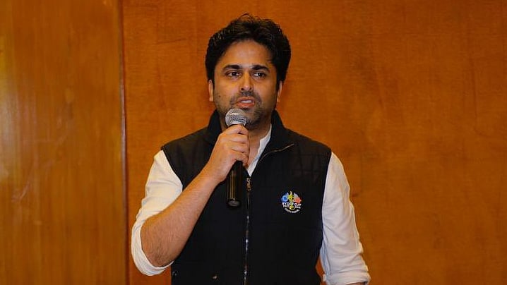 Faisal Patel, son of late Ahmed Patel. Credit: Credit: Twitter@mfaisalpatel