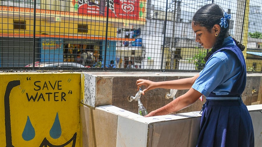 The school said all students were provided drinking water treated by reverse osmosis. Credit: DH Photo