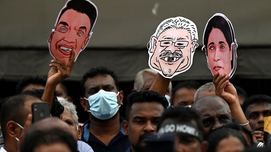 People have been protesting for weeks over lengthy power cuts and shortage of gas, food and other basic goods. Credit: AFP Photo