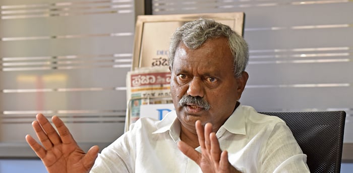 Mysuru District in-charge and Cooperation Minister S T Somashekar. Credit: DH File Photo