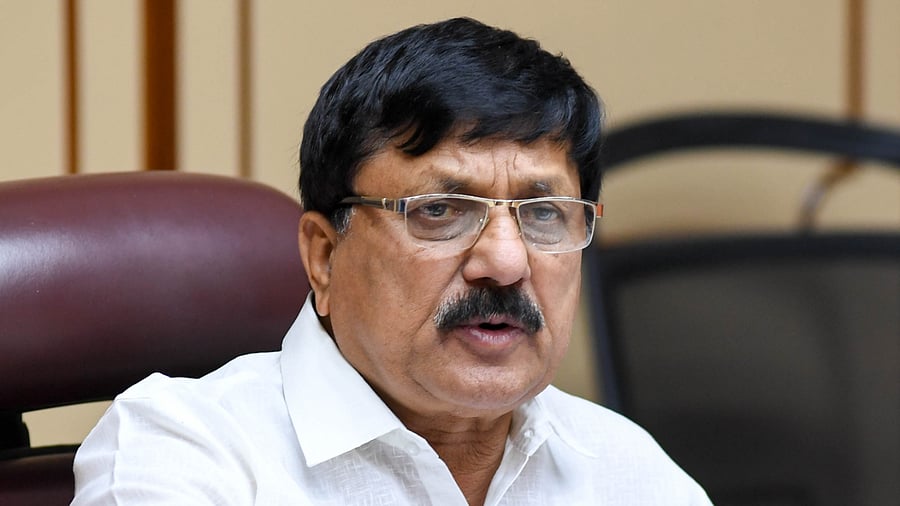 Karnataka Home Minister Araga Jnanendra. Credit: DH Photo