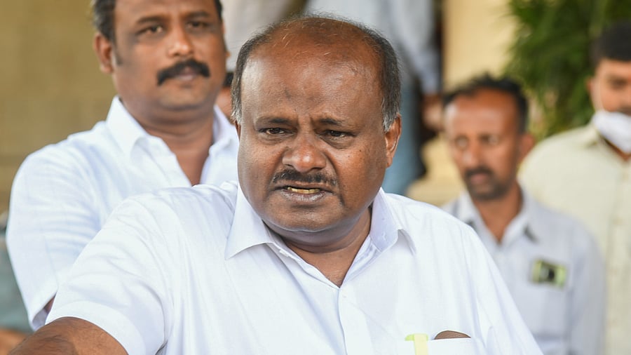 H D Kumaraswamy. Credit: DH Photo
