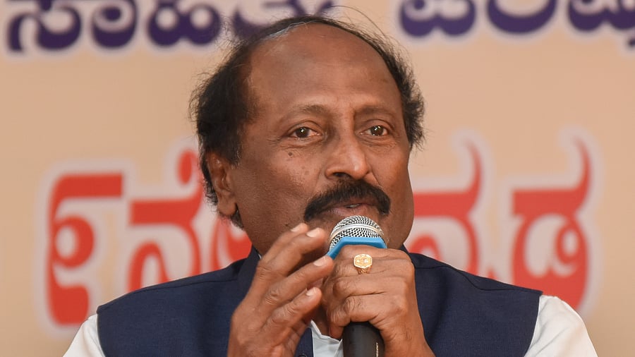 Noted writer Kum Veerabhadrappa. Credit: DH Photo