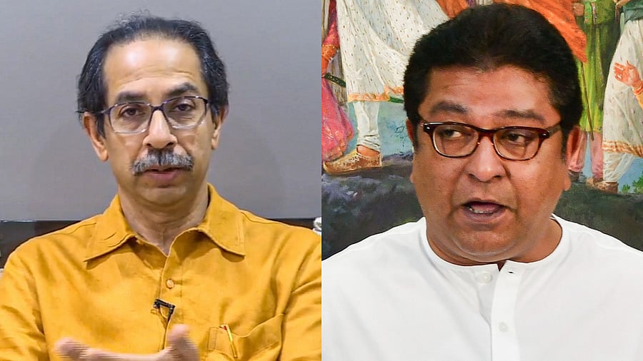 Uddhav Thackeray (left) and Raj Thackeray. Credit: PTI file photos