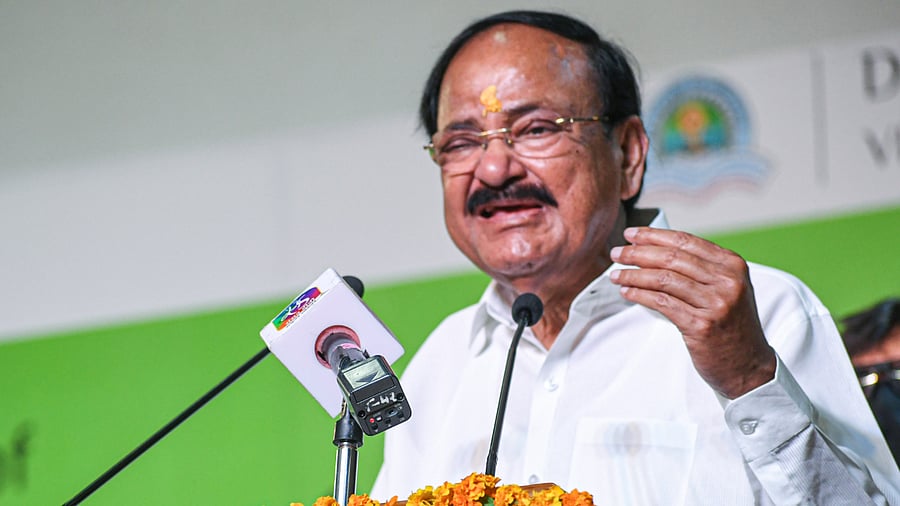 Vice-president M Venkaiah Naidu. Credit: PTI Photo